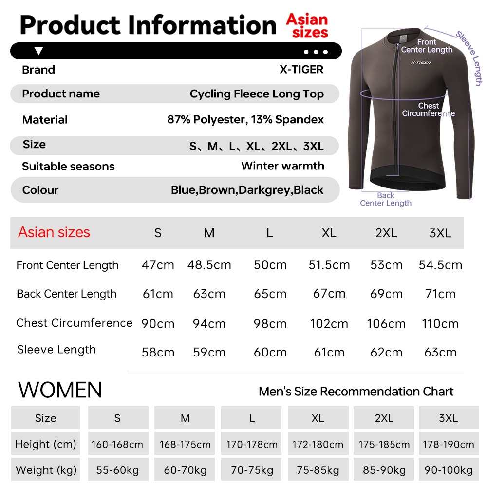 X-TIGER Cycling Jersey Winter  - X Nutrition 评论和价格