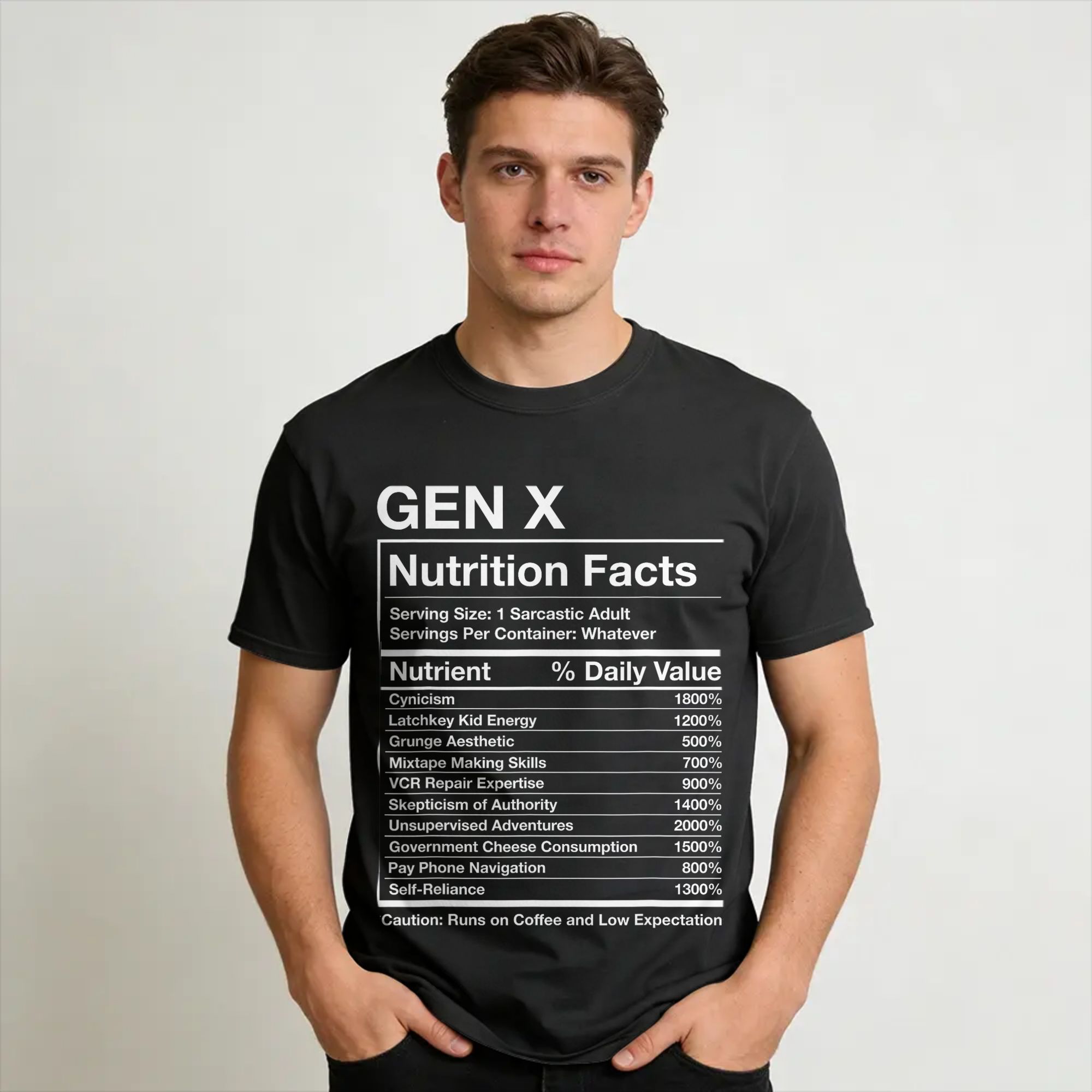Gen X Nutrition Facts - Funny  - X Nutrition 评论和价格